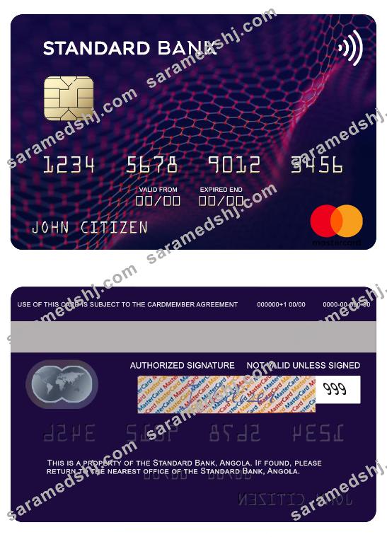 Angola Standard Bank mastercard